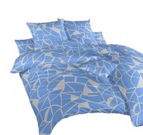 Povlečení bavlna Julius modrý 220x200, 2x70x90 cm