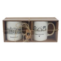 Porcelánový hrnek, 2 ks X7660 - 350 ml