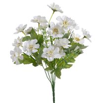 Umělá kytice krásenka - bílá