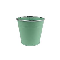 Květináč plechový K3009/1 - dia 14 × 12.6 cm
