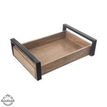 Tác dřevo/kov MANGO 31x22 cm malý - 31 x 22 x 5/8 cm
