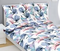 Povlečení bavlněné Modrá,Fialová,Růžová 90/450