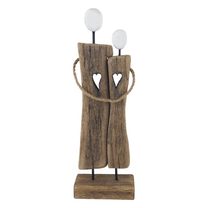 Dekorace zamilovaný pár D7370/2 - 9.5 × 5.5 × 28.5 cm