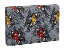 Prostěradlo Jersey LUX Šedá,Červená,Žlutá,Černá /405 70x140 cm