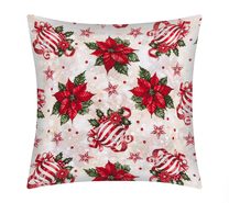 Povláček Vánoce Červená,Zelená,Smetanová 55/131 45x45 cm