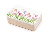 Dřevěná krabička s potiskem 10x16 cm