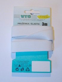Pruženka plochá 20 mm - karta 3 metru