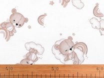 Bavlněný flanel medvídek METRÁŽ