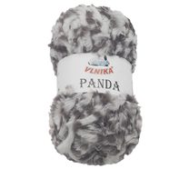 Příze PANDA Hnědá,Bílá 9 100g / 66 m