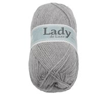 Příze LADY de Luxe - 100g / 238 m světlá šedá