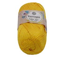 Příze LOTUS LUX - 100g / 340 m žlutá K318