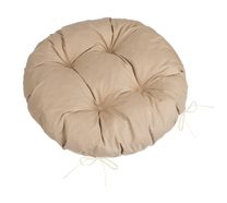 Sedák Adéla prošívaný kulatý - průměr 40 cm Béžová