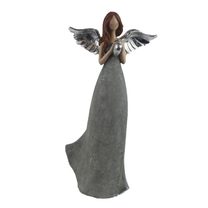 Dekorace anděl X6481-21 - 15 × 8,5 × 30 cm
