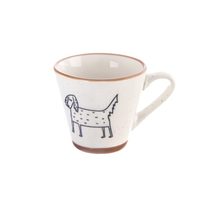 Hrnek porcelánový STATEK pes espresso 70 ml O0543