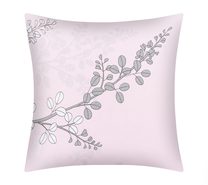 Povláček bavlněný Růžová,Šedá 90/133A 40x40 cm