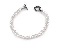 Náramek z nerezové oceli perlový