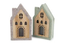 Filcový domeček svítící