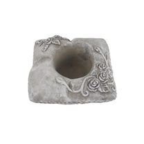 Cementový obal k osázení X5938 - 16 × 16 × 6,5 cm