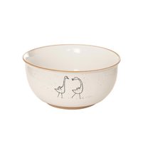 Miska keramická STATEK husa pr. 13,5 cm - dia 13,5 x 6,5 cm