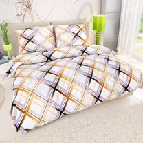 Francouzské bavlněné povlečení ILLUSION 200x200, 70x90cm