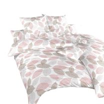 Povlečení flanel Podzim hnědý 240x220, 2x70x90 cm