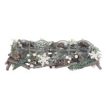 Adventní svícen P1928 - 36 × 13 × 8 cm