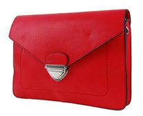 Crossbody taštička ve stylu psaní H0356 červená