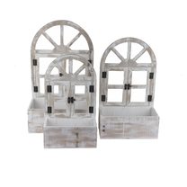 Obal na květiny s plastem, S/3 D7585 - L:30*16*11/48H M:26*13*10/42H S:22*10*9/37H