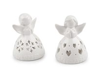 Porcelánový anděl svítící