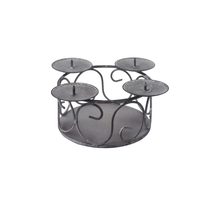 Adventní svícen K4306 - 15 x 15 x 8 cm（19 x 19 x 8 cm）