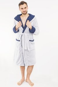 Pánský župan Max šedý