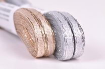 Stuha lurexová torsade šíře 3 mm návin 10 m