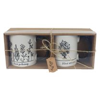 Keramický hrnek, 2 ks X7661 - 350 ml