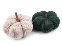 Dekorace pletená dýně