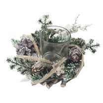 Svícen na jednu svíčku P2368 - 32 × 33 cm