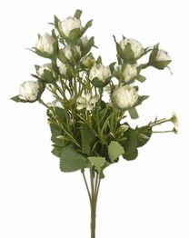 Umělé kamélie - bílá