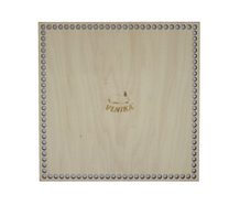 Dno - víko překližkové - 30x30cm / otvory 8mm přírodní