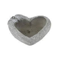 Cementový obal k osázení srdce X7053 - 20 x 20 x 8.5 cm