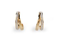 Nášnice z nerezové oceli kruhy s broušenými kamínky