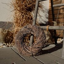 Proutěný věnec P2183/1 - 30  cm