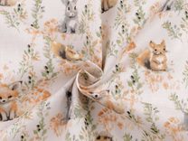 Bavlněná látka / plátno zvířátka METRÁŽ