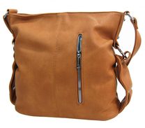 Hnědá moderní crossbody dámská kabelka 67-MH