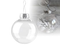 Baňka k dozdobení Ø6 cm 2 kusy