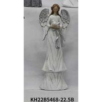 Dekorace anděl X5493-28 - 8,5 × 6,5 × 22 cm