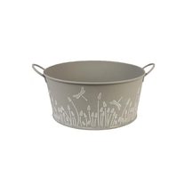 Obal kovový K2598/2 - dia 22 x 10,6/11,5 cm