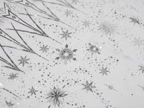 Tyl oděvní / dekorační se vzorem po obou stranách METRÁŽ