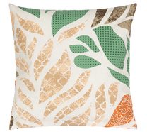 Povláček bavlněný Oranžová,Zelená 90/499 40x40 cm