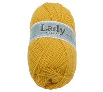 Příze LADY de Luxe - 100g / 238 m žlutá