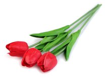 Umělý tulipán k aranžování 3ks