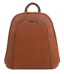 Elegantní menší dámský batůžek / kabelka hnědá